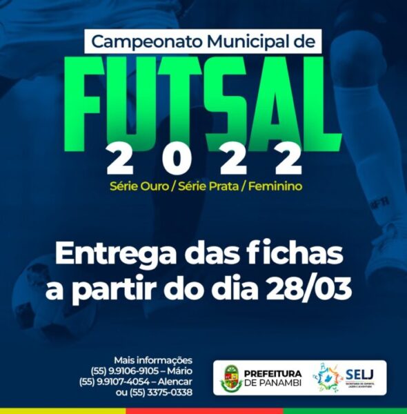 Panambi Se Prepara Para O Campeonato Municipal De Futsal R Dio