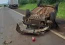 Capotamento na BR-285 resulta na morte de morador de Três de Maio