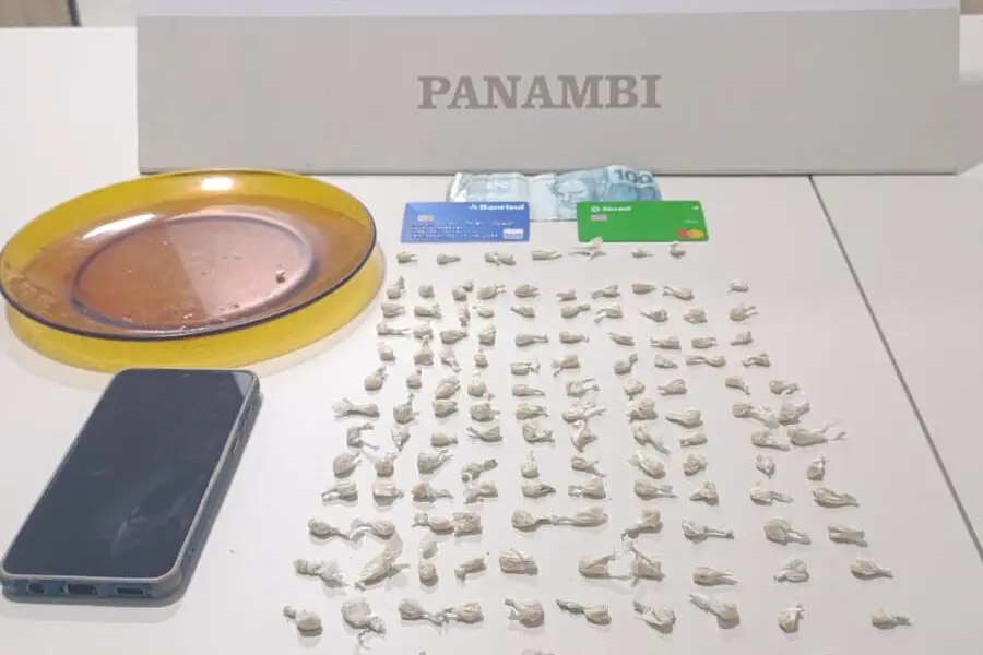 Mulher presa por tráfico de drogas em Panambi