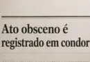 Homem flagrado praticando ato obsceno em Condor