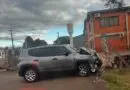 Condutor abandona veículo após se envolver em acidente no Distrito Industrial de Panambi