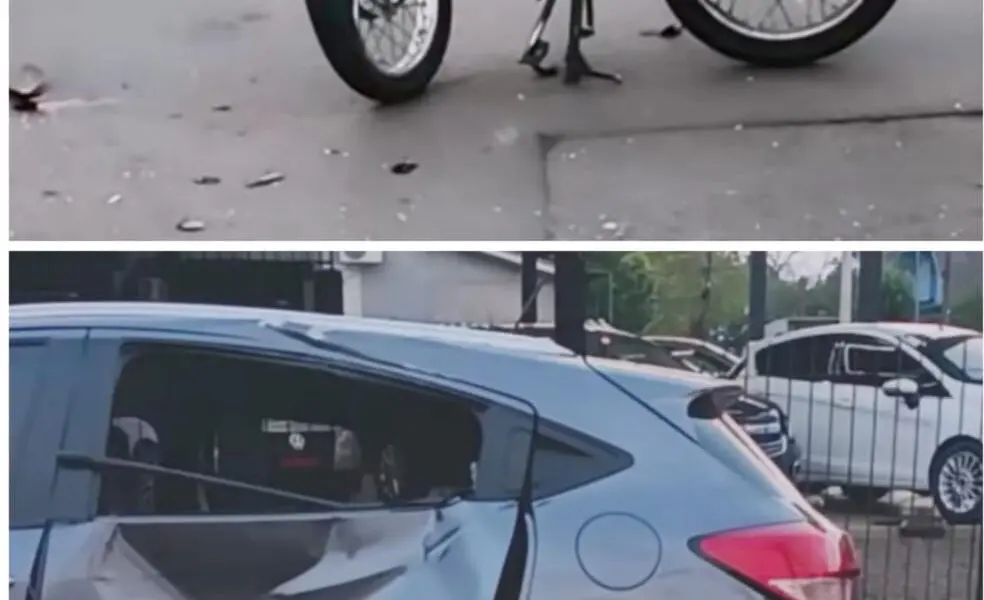 Acidente de trânsito na manhã desta terça-feira deixa motociclista ferido em Panambi