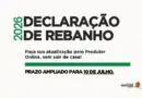 Prazo para declaração anual de rebanho é prorrogado até 10 de julho