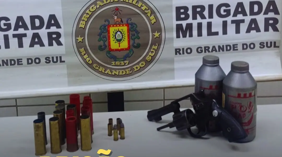 Brigada Militar prende homem por porte ilegal de arma de fogo em Boa Vista do Cadeado