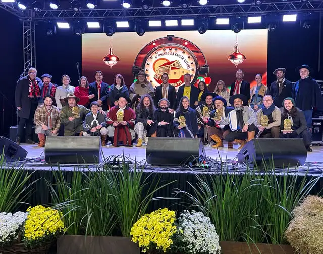 Vencedores do 8º Moinho da Canção Gaúcha de Panambi