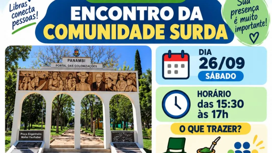  “Projeto Mãos Amigas Libras: quebrando barreiras, unindo pessoas” será apresentado sábado dia 26 na Praça Central de Panambi