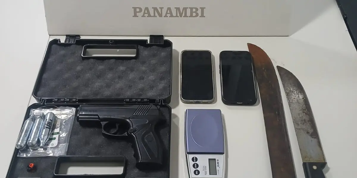 Droga encontrada com dois adolescentes em Panambi