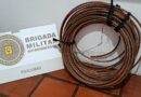 Brigada Militar de Panambi prende autor de furto de cabos de fios de cobre