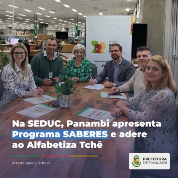 Na SEDUC, Panambi Apresenta Programa SABERES E Adere Ao Alfabetiza Tchê ...