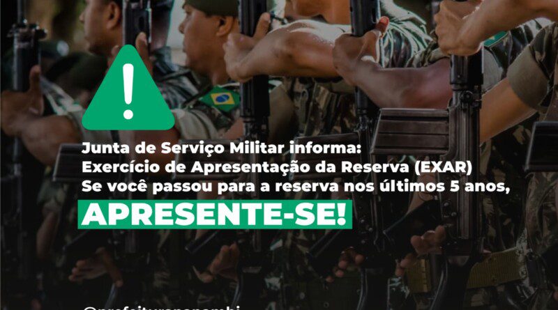 11ª Região Militar - Exercício de Apresentação da Reserva 2022