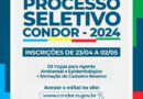 Prefeitura de Condor abre processo seletivo