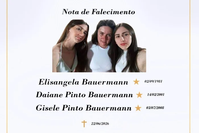 Mãe e filhas que morreram em acidente na BR-285 serão sepultadas juntas em Saldanha Marinho
